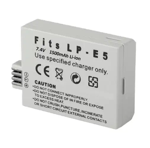 Proflash - Power 2000 Canon LP-E5 Compatible Lithium-Ion Battery Pack (7.4V - 1500 mAh) - 12018