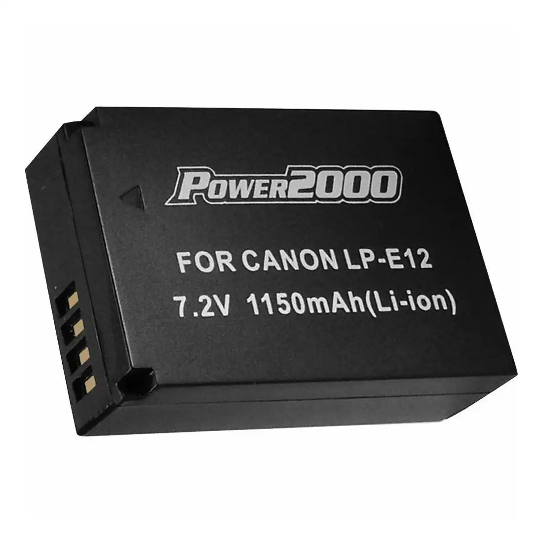 Proflash - Power 2000 Canon LP-E12 Compatible Lithium-Ion Battery Pack (7.2V - 1150 mAh) - 12028