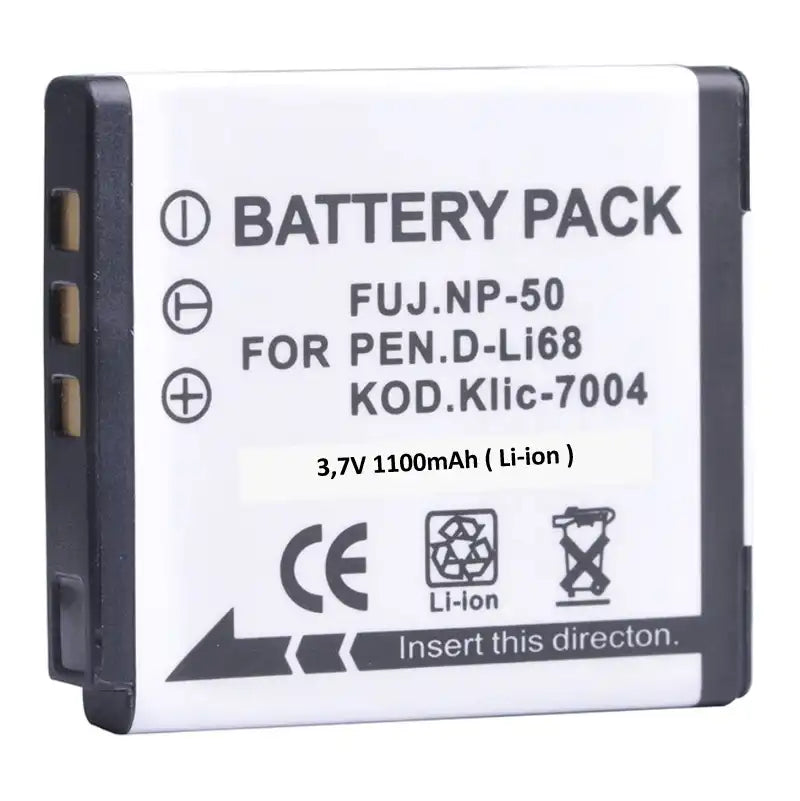 Proflash - Power 2000 Fuji NP-50 Compatible Lithium-Ion Battery Pack (3.7V - 1100 mAh) - 12145