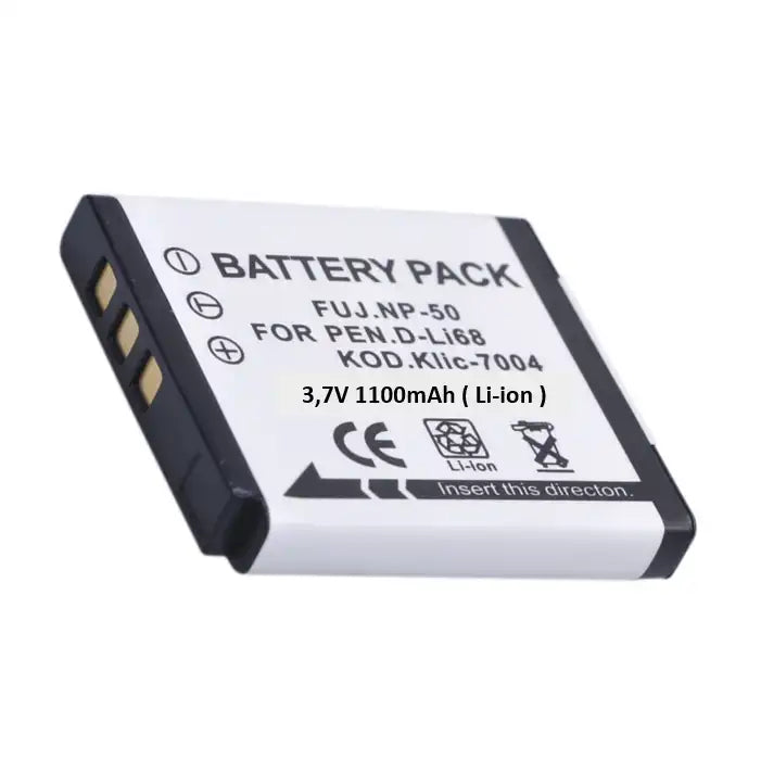 Proflash - Power 2000 Fuji NP-50 Compatible Lithium-Ion Battery Pack (3.7V - 1100 mAh) - 12145