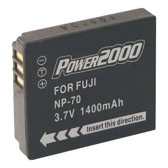 Proflash - Power 2000 Fuji NP-70 Compatible Lithium-Ion Battery Pack (3.7V - 1400 mAh) - 12149