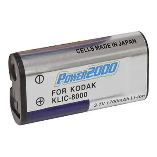 Proflash - Power 2000 Kodak KLIC-8000 Compatible Lithium-Ion Battery Pack (3.7V - 1700mAh) - 12162