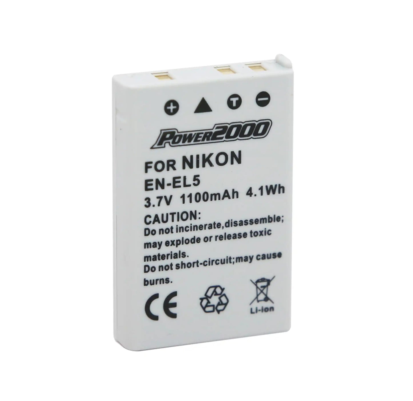 Proflash - Power 2000 Nikon EN-EL5 Compatible Lithium-Ion Battery Pack (3.7V - 1100 mAh) - 12230