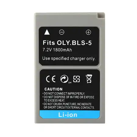 Proflash - Power 2000 Olympus BLS-5 Compatible Lithium-Ion Battery Pack (7.2V 1400 mAh). 12253