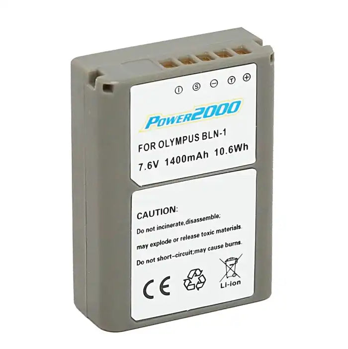 Proflash - Power 2000 Olympus BLN1 Compatible Lithium-Ion Battery Pack (7.6V 1400 mAh) 12261