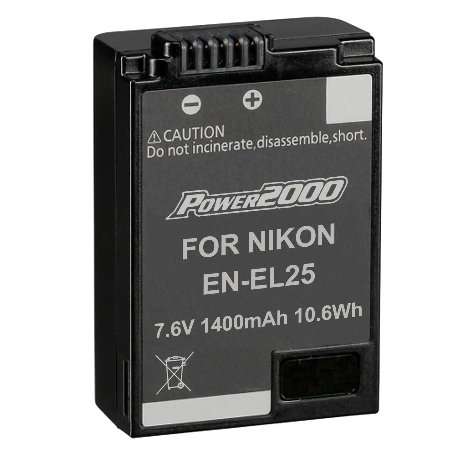 Proflash - Power 2000 Nikon EN-EL25 Compatible Lithium-Ion Battery Pack (7.6V - 1400 mAh) - 12273