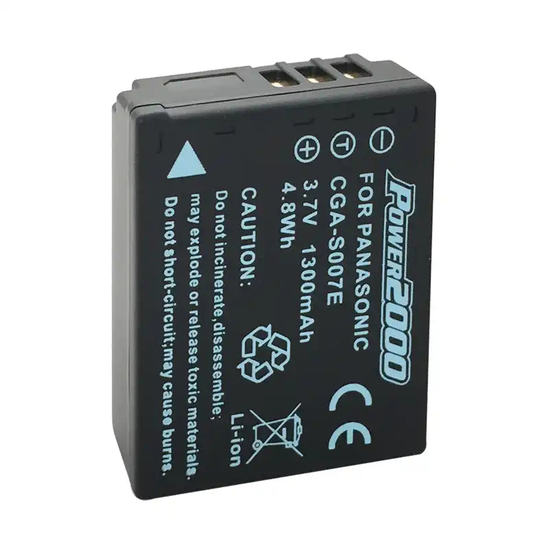 Proflash - Power 2000 Panasonic CGA-S007 Compatible Lithium-Ion Battery Pack ( 3.7V - 1300 mAh ) - 12281
