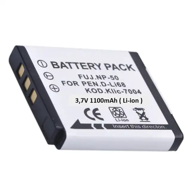 Proflash - Power 2000 Pentax D-Li68 Compatible Lithium-Ion Battery Pack (3.7V 1100 mAh) 12307