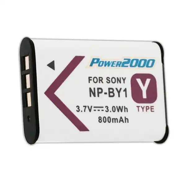 Proflash - Power 2000 Sony NP-BY1 Compatible Lithium-Ion Battery Pack (3.7V 800mAh). 12333