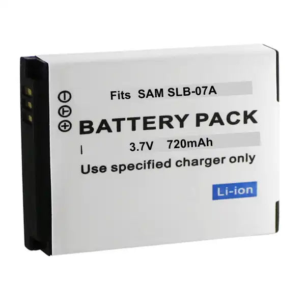 Proflash - Power 2000 Samsung SLB-07A Compatible Lithium-Ion Battery Pack (3.7V 720 mAh). 12346