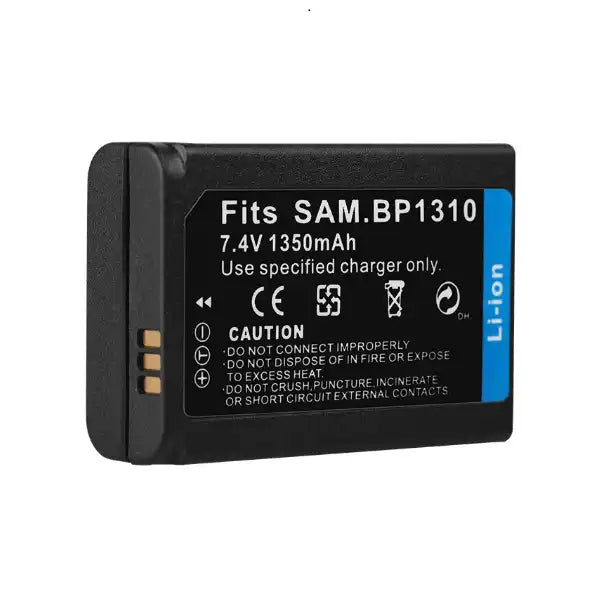 Proflash - Power 2000 Samsung BP-1310 Compatible Lithium-Ion Battery Pack (7.4V 1300 mAh). 12347