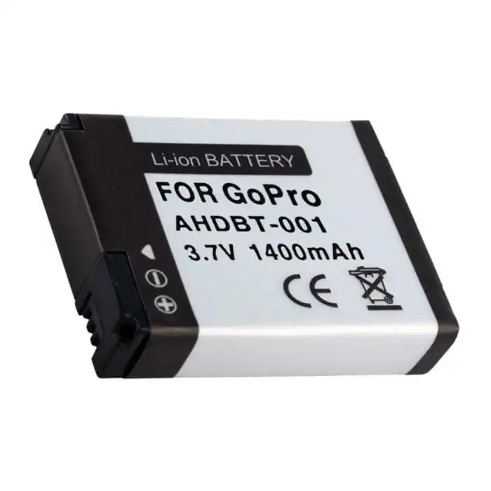 Proflash - Power 2000 GoPro AHDBT-001, AHDBT-002 Compatible Lithium-Ion Battery Pack (3.7V - 1400 mAh) - 12400