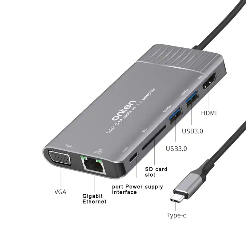 Onten Type-C Hub USB Multifunction Dock Station