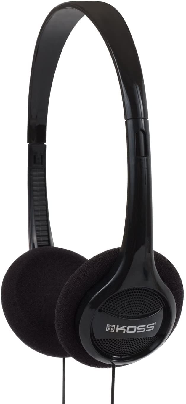 Koss KPH7k Portable On-Ear Headphone Lighteight - Black 194994