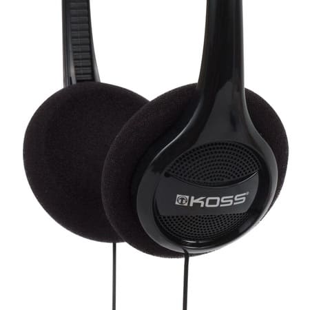 Koss KPH7k Portable On-Ear Headphone Lighteight - Black 194994