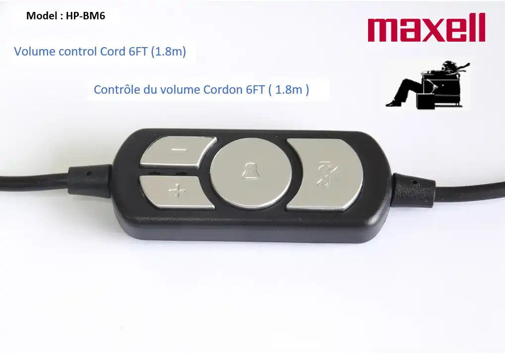 Maxell Stereo Headset Whit Boom USB Connection 199323