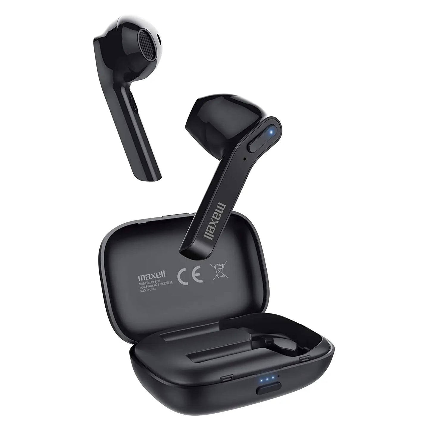 Maxell Jelleez True Wireless Earbuds – Bluetooth 5.0 With Micro, Color Black - 199460