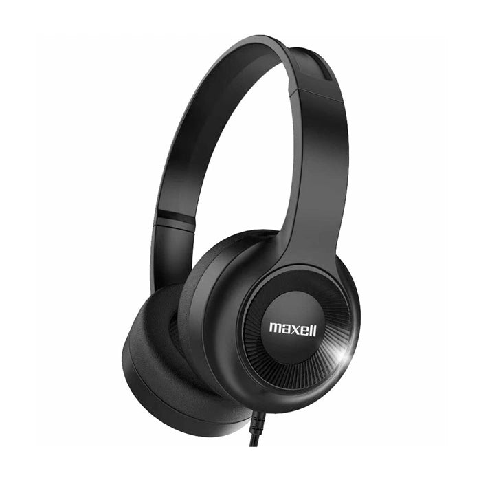 Maxell Heavy Bass Headphones Whit Mic -Black - (199840)