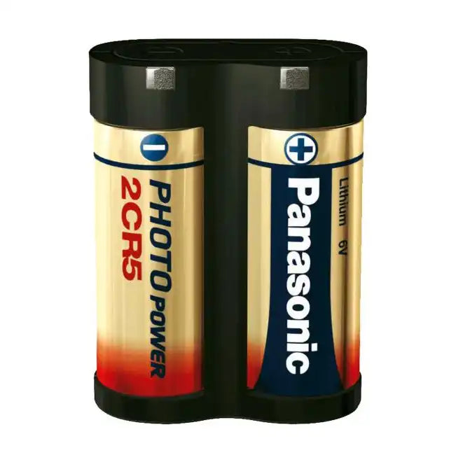 Panasonic 2CR5 6 Volt Lithium Battery (245, DL245, EL2CR5) 1 Pack 774010-P