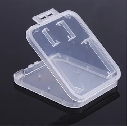 Memory Card Cases Protection Plastic Transparent Storage Box
