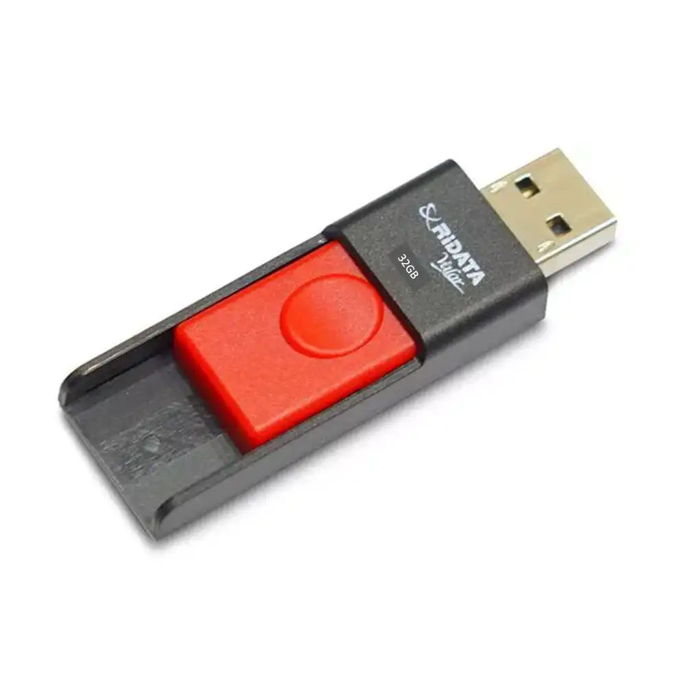Ridata USB Flash Drive Serie EZdrive 32 GB Red & Black - 31112-EZ
