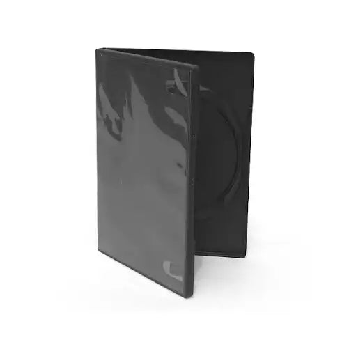 Étui de rangement DVD noir Milano 1 pièce (Pochette complète pour DVD papier)