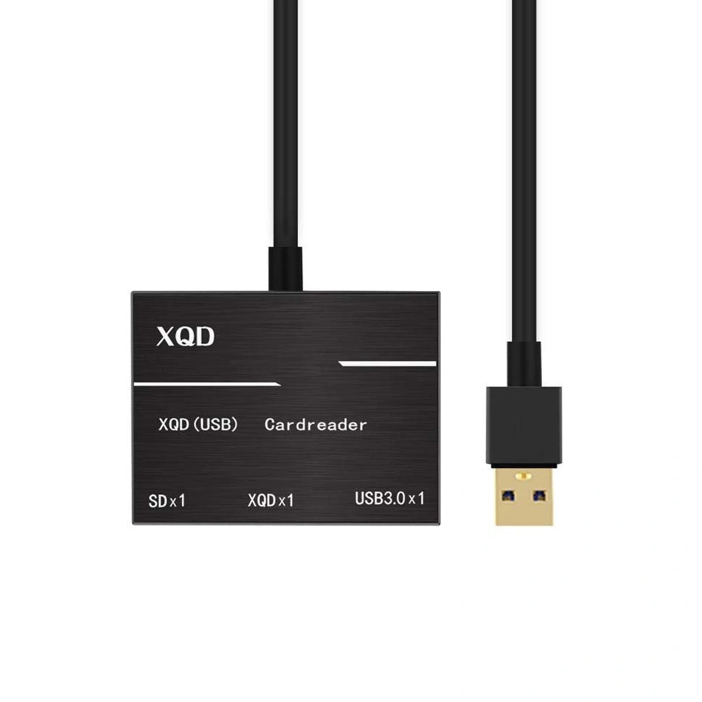 XQD/SD Card Reader Adapter, USB 3.0 Portable Flash Memory Card Reader, For XQD/SD Camera Card, for Sony M/G Series, Lexar USB Mark Card