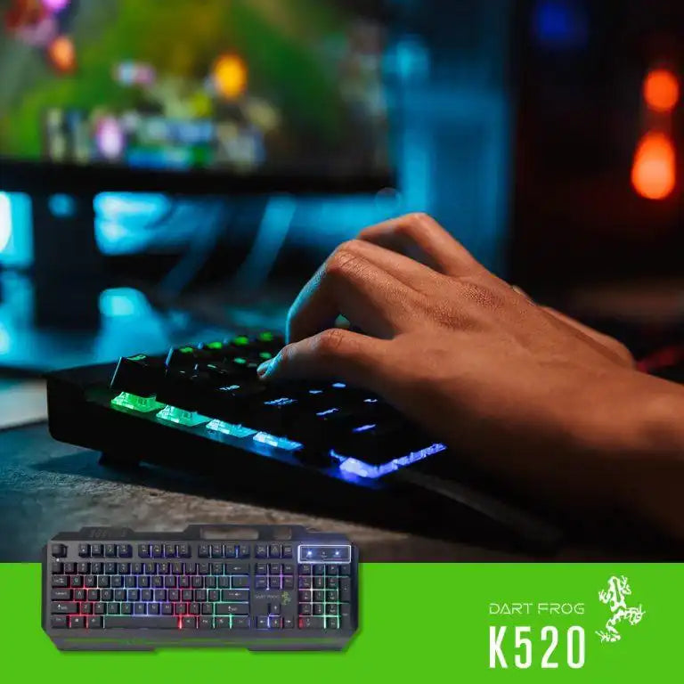 Souris de jeu laser DART FROG M307 avec lumières LED - 53471