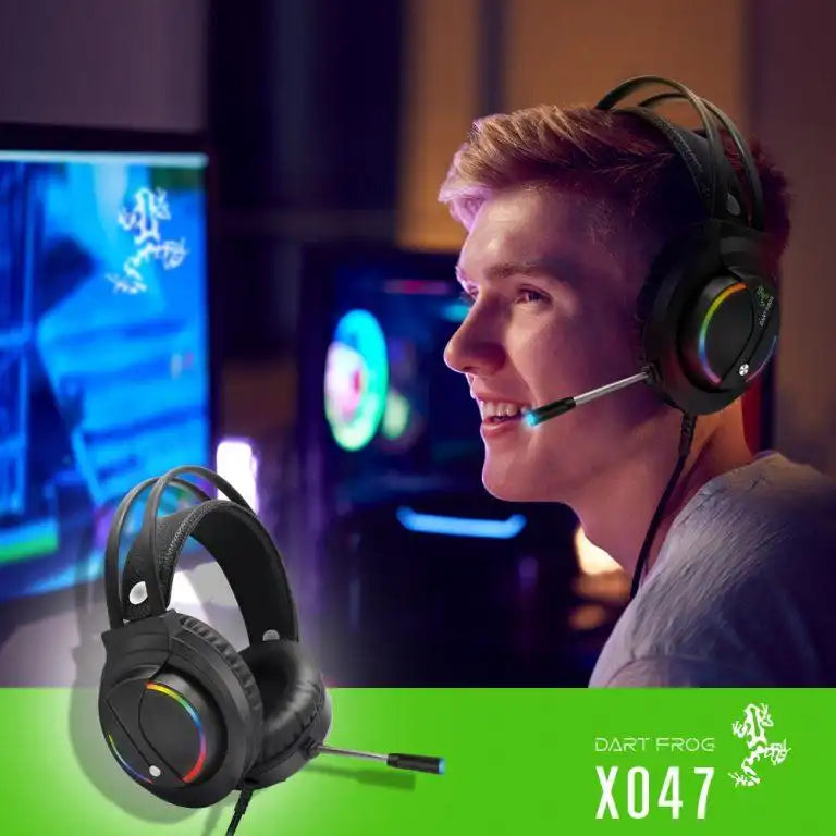DART FROG X047 Gaming Headphones with Omnidirectional MIC