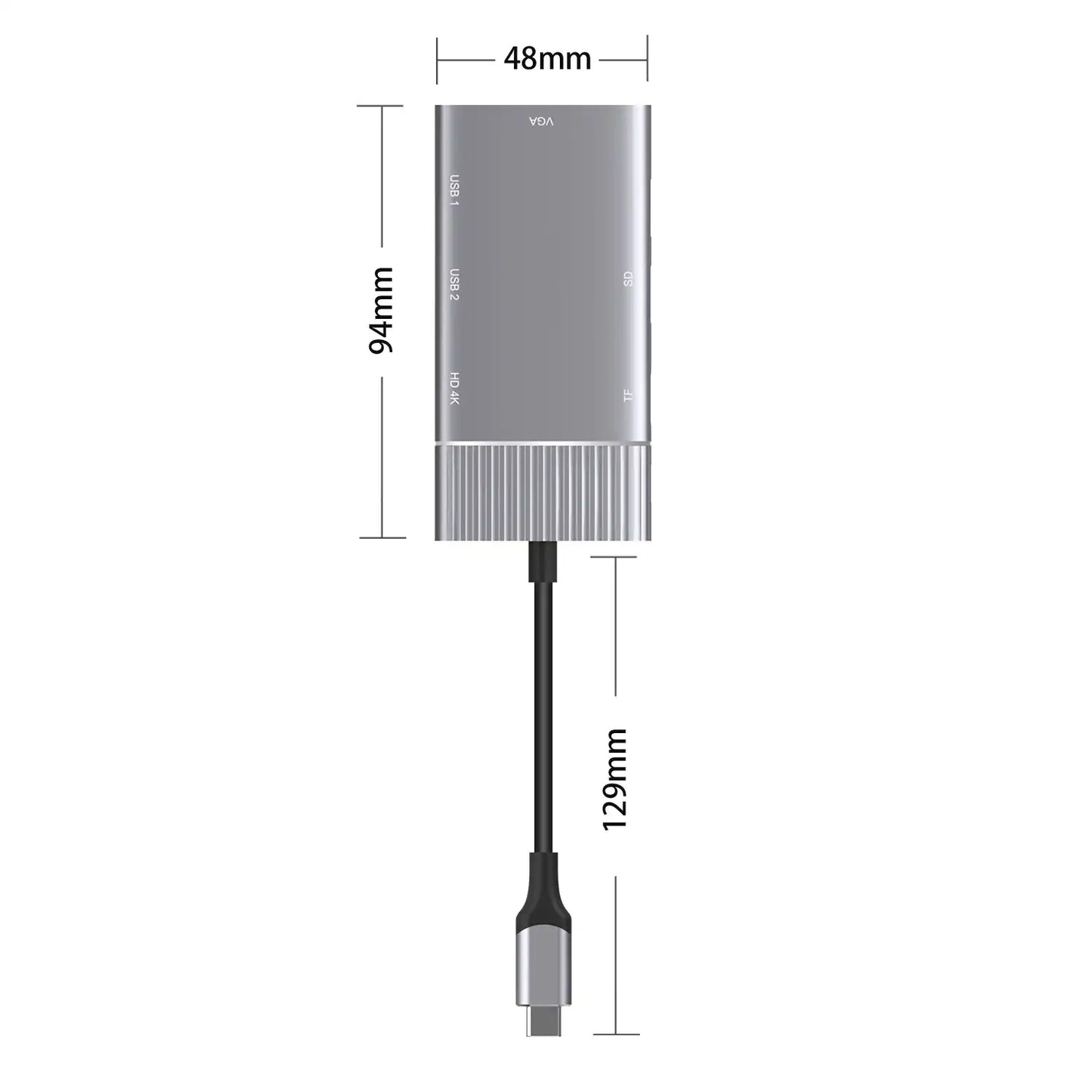 Onten 8 In 1 Multifunction HUB Converter Dock Station - OT-95113