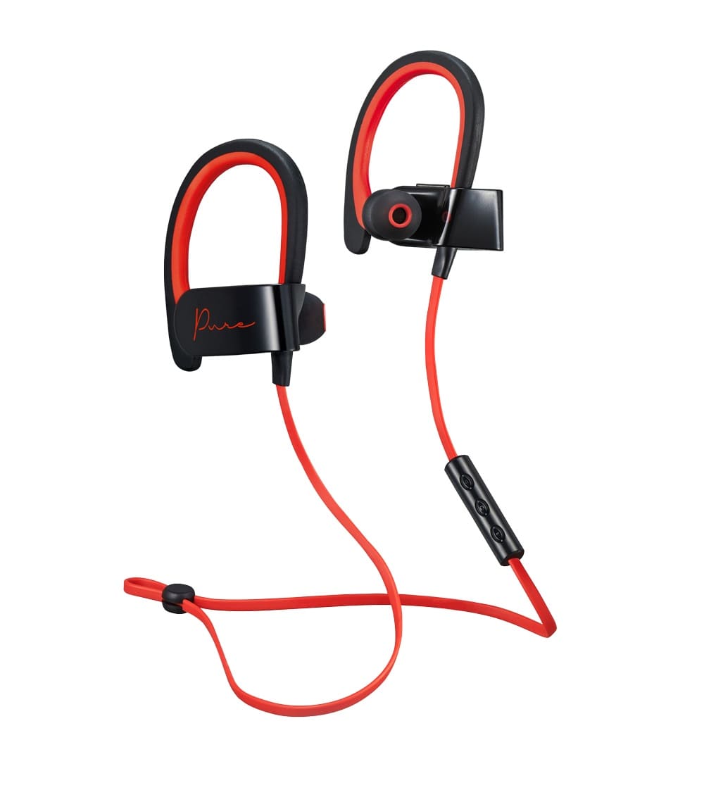 M Pure In-Ear Wireless Bluetooth Earbuds Red & Black - 72324