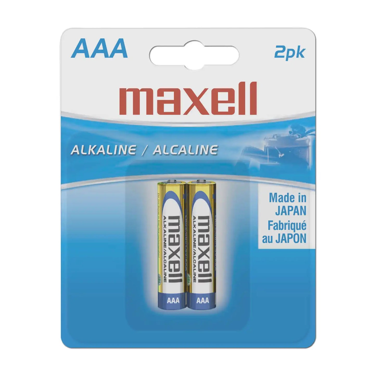 Maxell Alkaline Batteries AAA  2 Pack - 723807