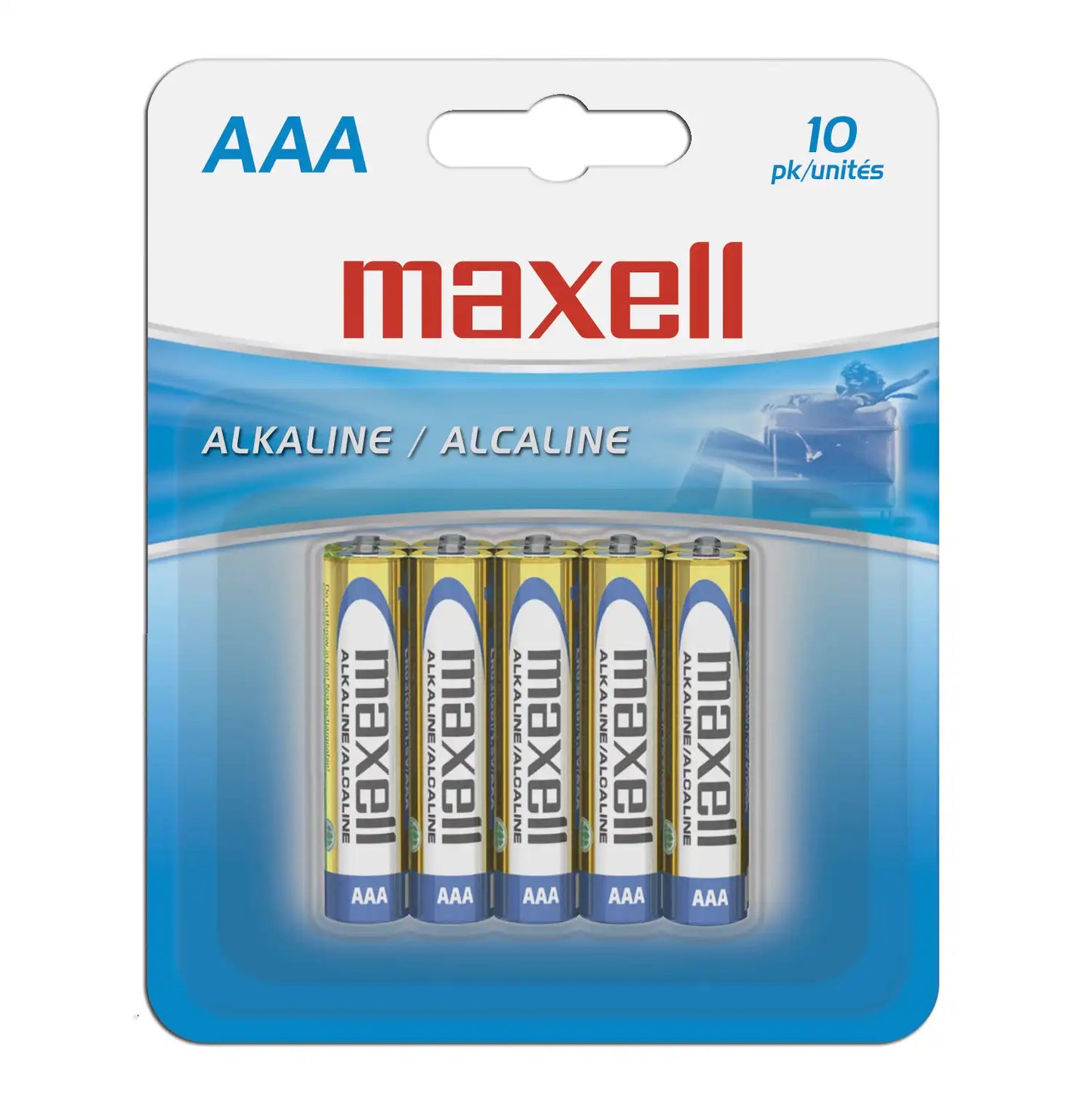 Maxell Alkaline Batteries AAA 10 Pack - 723810