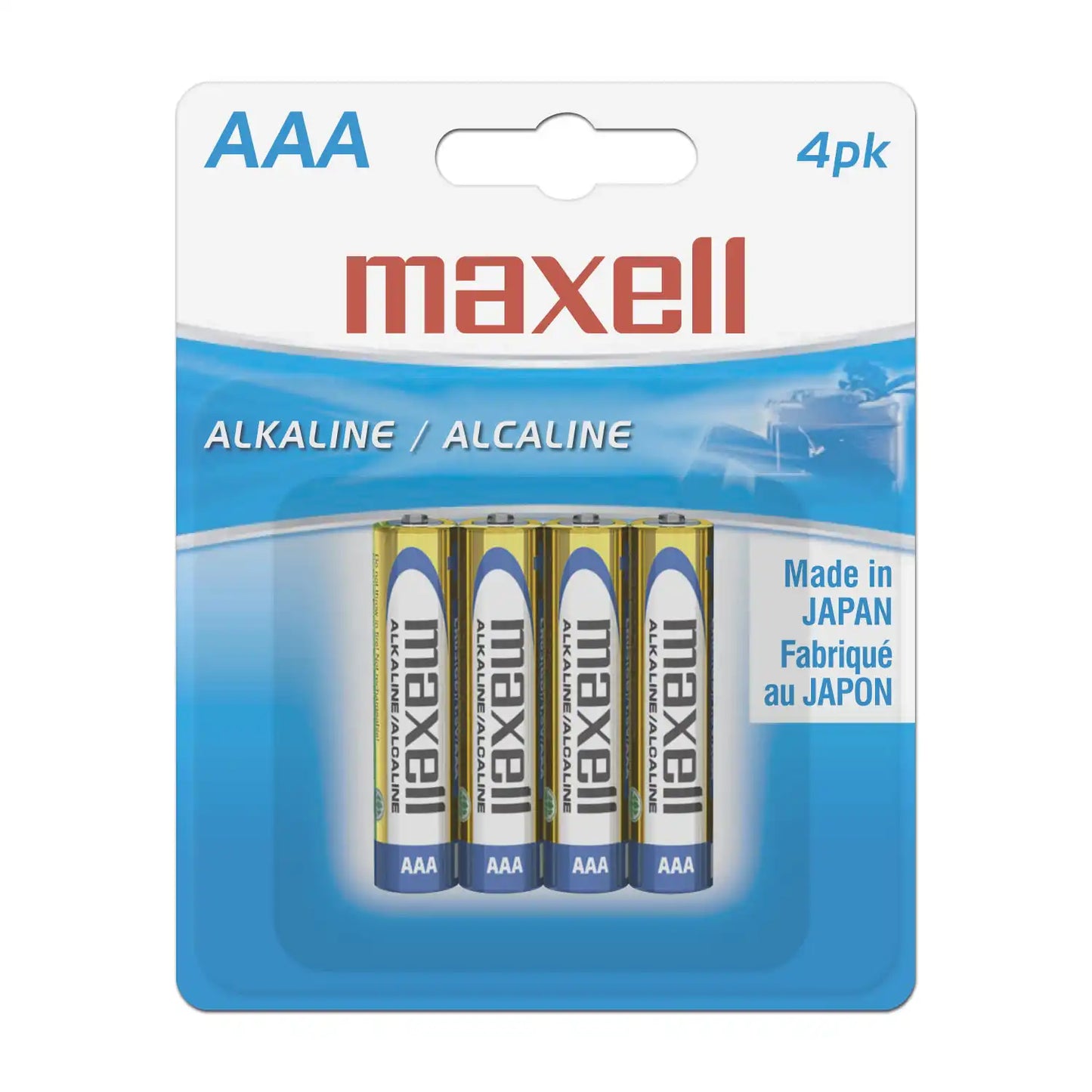 Maxell  Alkaline Batteries AAA, 4 Pack - 723865