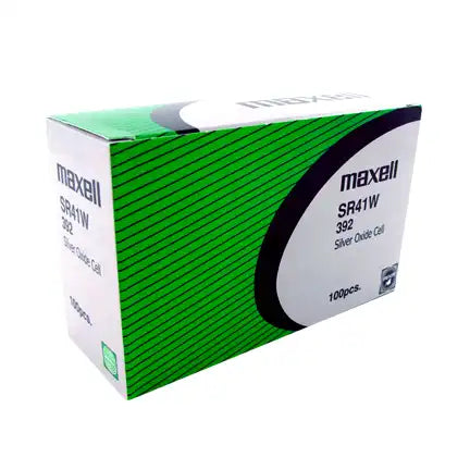 Maxell Watch Battery SR41W-392 5PCS Tearstrip ( Pack of 5 Batteries ) - 738050