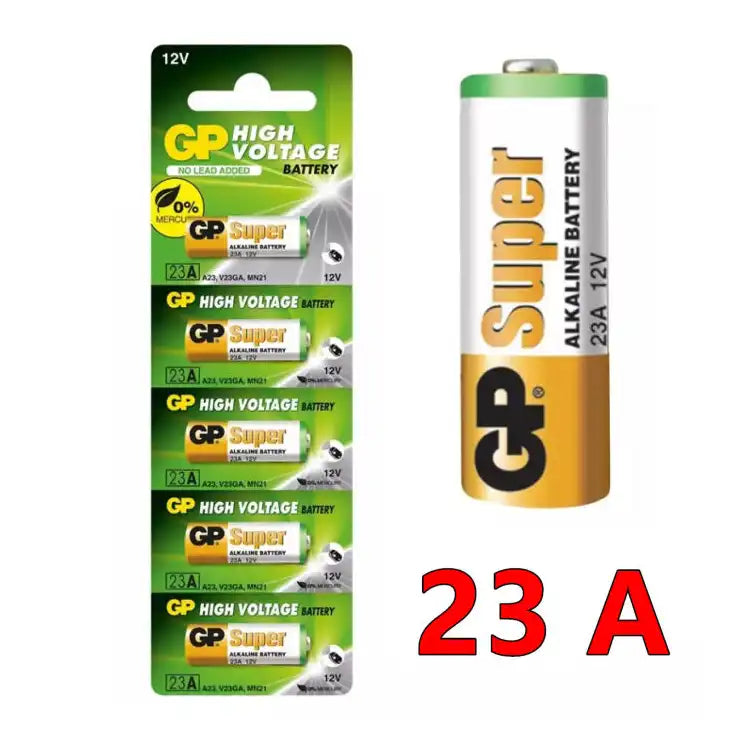 GP 23-A Alkaline Battery 12v Package of 5 - 761040-MA