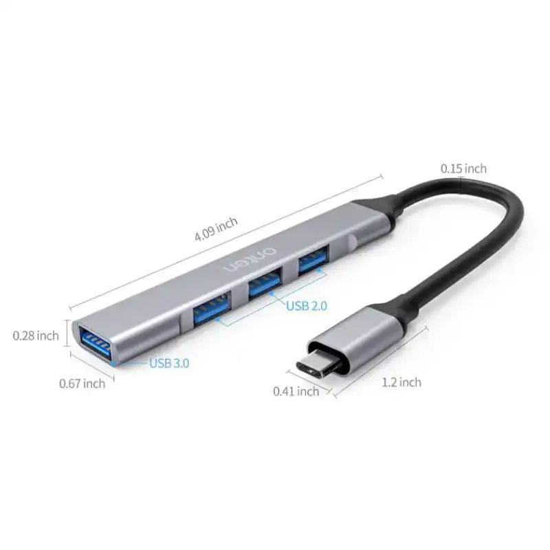 Onten 9701 USB-C To 4-Port USB-A HUB