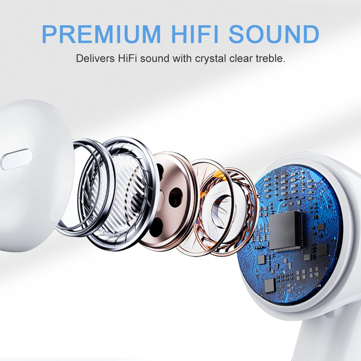 Proflash Wireless Earphones With Smart Display - Model: BT-008