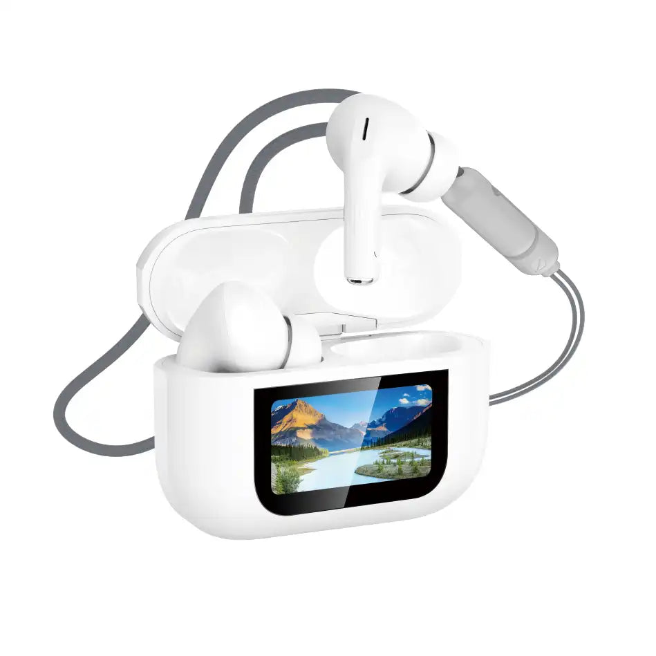 Wireless Earbuds With LED Screen - Touch Control - VD-BT018
