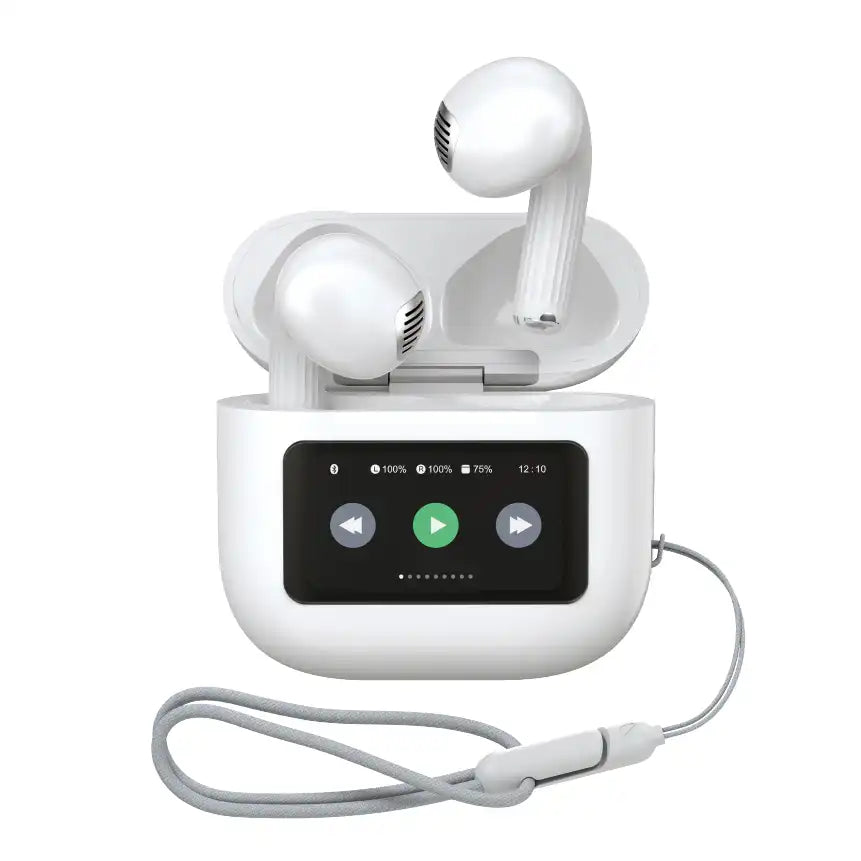 Wireless Earbuds With LED Screen - Touch Control - VD-BT019