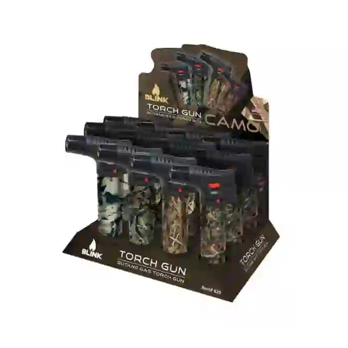 Blink Glow Blocks Butane gas Torch Lighter - 20 Count Per Display - Glow