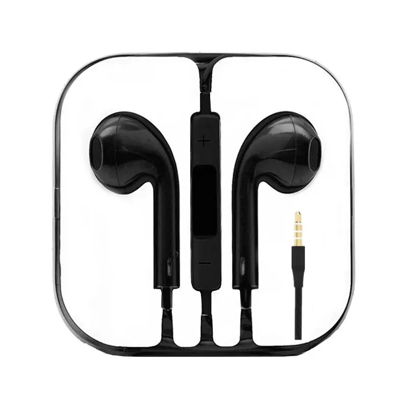 Black Earbuds With 3.5mm Jack - (CE-IP-955-C)