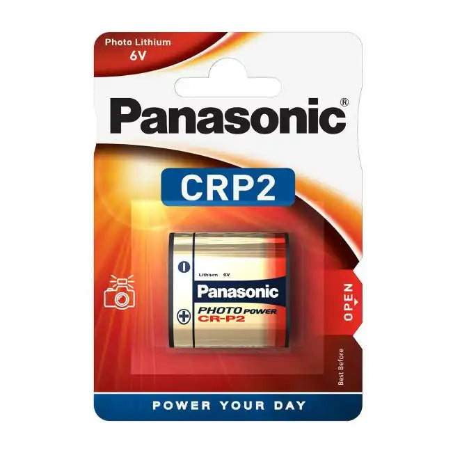 Panasonic CR-P2 (223A) 6V Lithium Battery (1 Pack) 770210-P