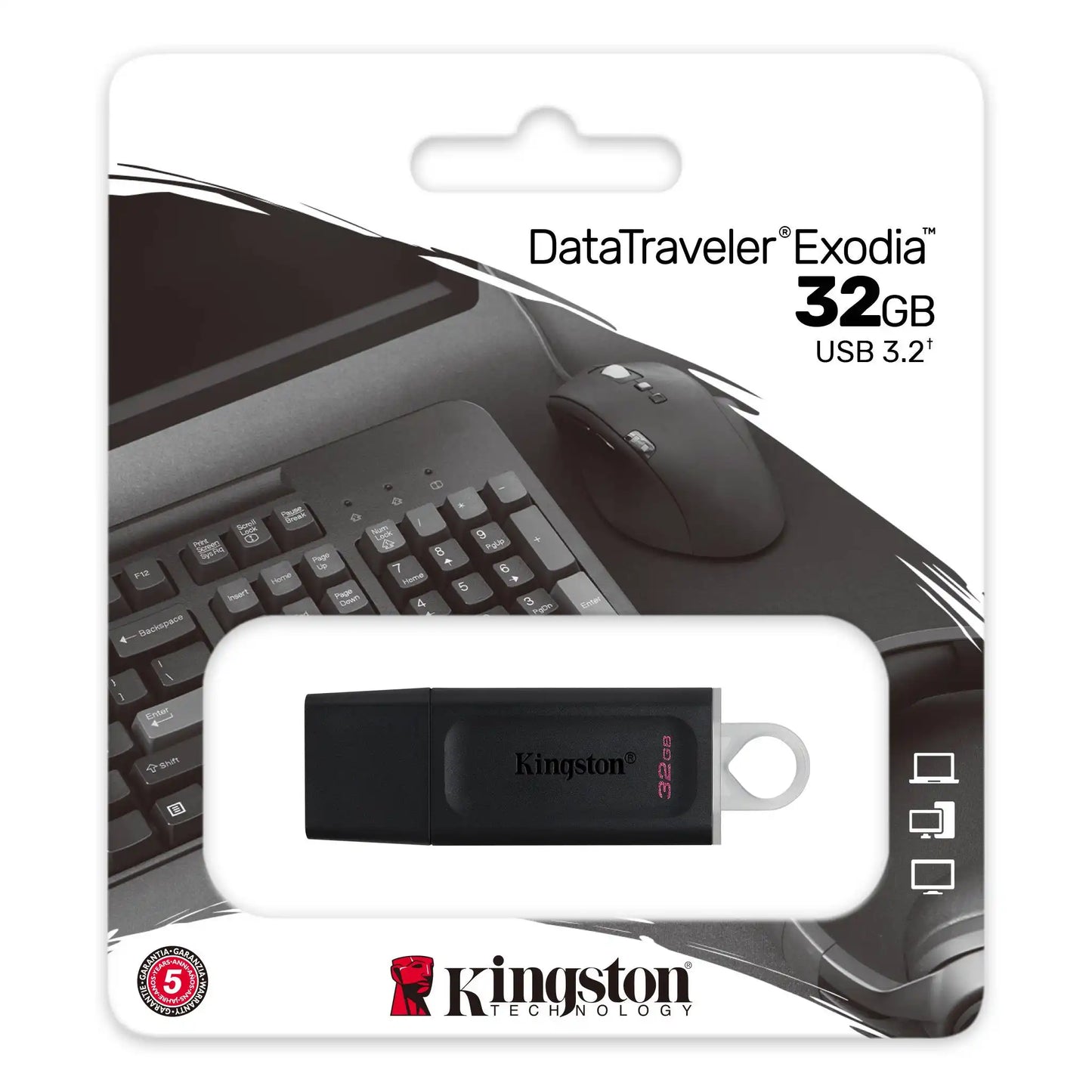 Kingston Data Traveler Exodia 32GB USB 3.2 Flash Drive - DXT-032