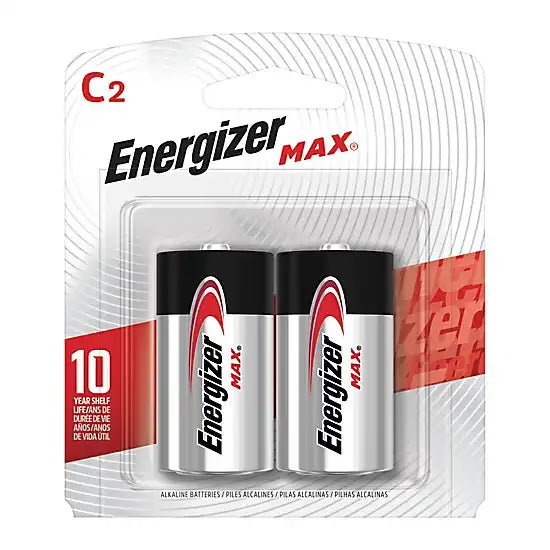 Batteries Alkaline Energizer MAX® ( C ) 2 Pack ( E93BP-2 )