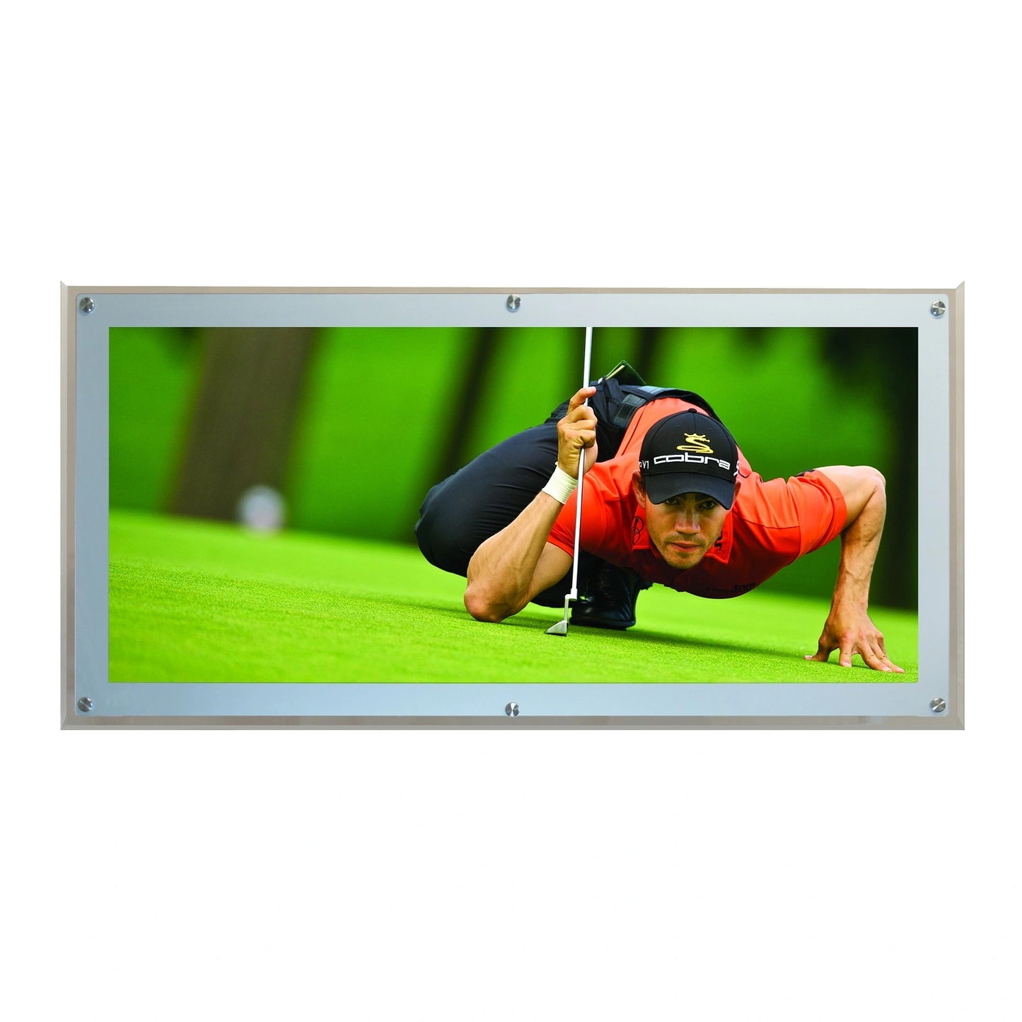 Acrylic Ultra Slim LED Light Box / Photo Frame (Silver Outline) 24 X 59’’