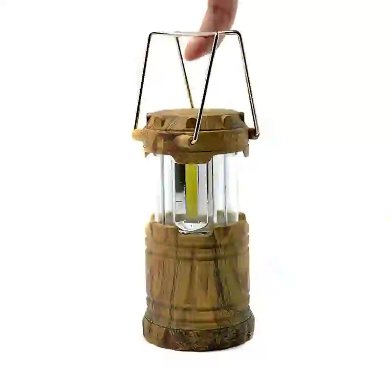 Camping Lantern 12pk Camouflage Pattern Display – 6 Brown & 6 Green