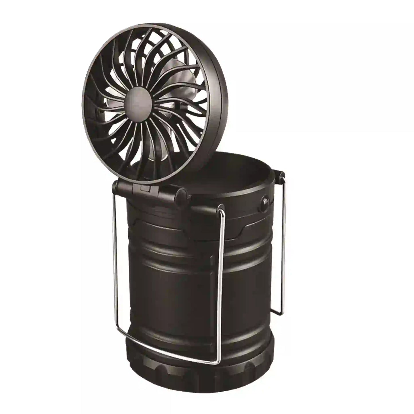 PowerDel Multi Use Lantern with Pop Up Fan - Camping Tent Fan 360 Degree, Powered by 3AA Batteries