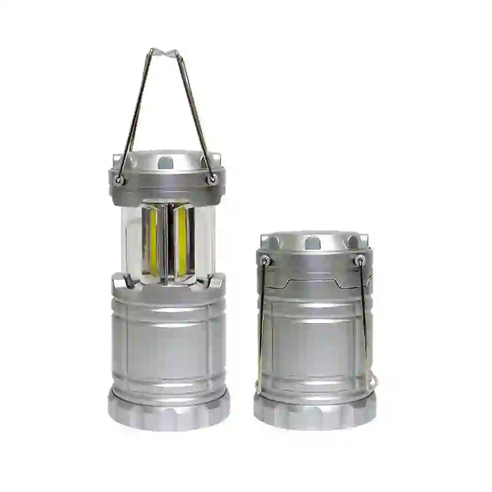 Super Bright Pop-Up Camping Lantern 12 Pack Display – 6 Black and 6 Silver