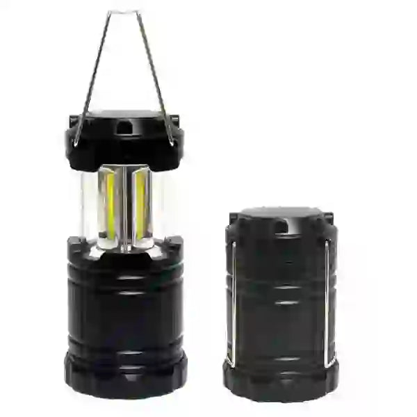 Super Bright Pop-Up Camping Lantern 12 Pack Display – 6 Black and 6 Silver
